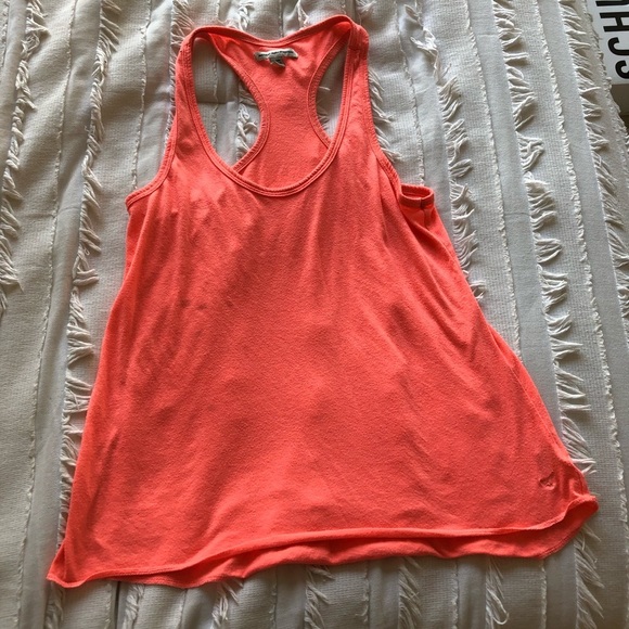 American Eagle Coral Racerback Workout Tank Top - Picture 2 of 6